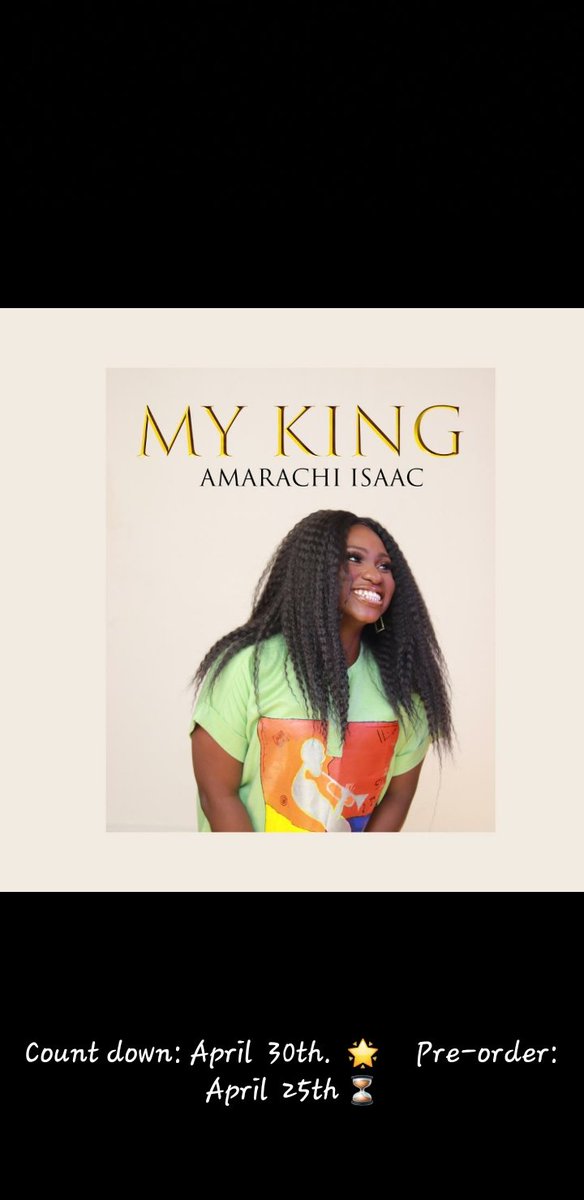 AMAHRAHCHY's tweet photo. Song Tittle: "My king"
Release Date : 30th April
Pre-Order Date : 25th April https://t.co/nPuHvhzqX2