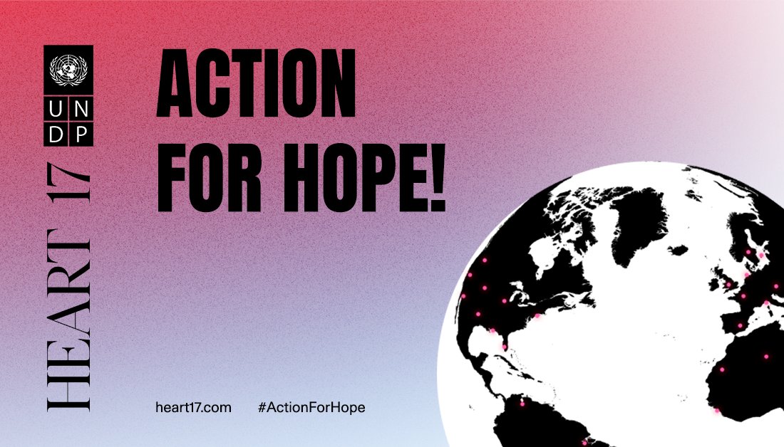 UNDPEritrea's tweet photo. It’s time for a new story. A story of hope.
Today @UNDP is launching #Heart17, a global initiative that celebrates human creativity and innovation to accelerate the #SDGs.
Join us to spark #ActionForHope: https://t.co/7r4S5k87D7 https://t.co/rsdBKbcI2b