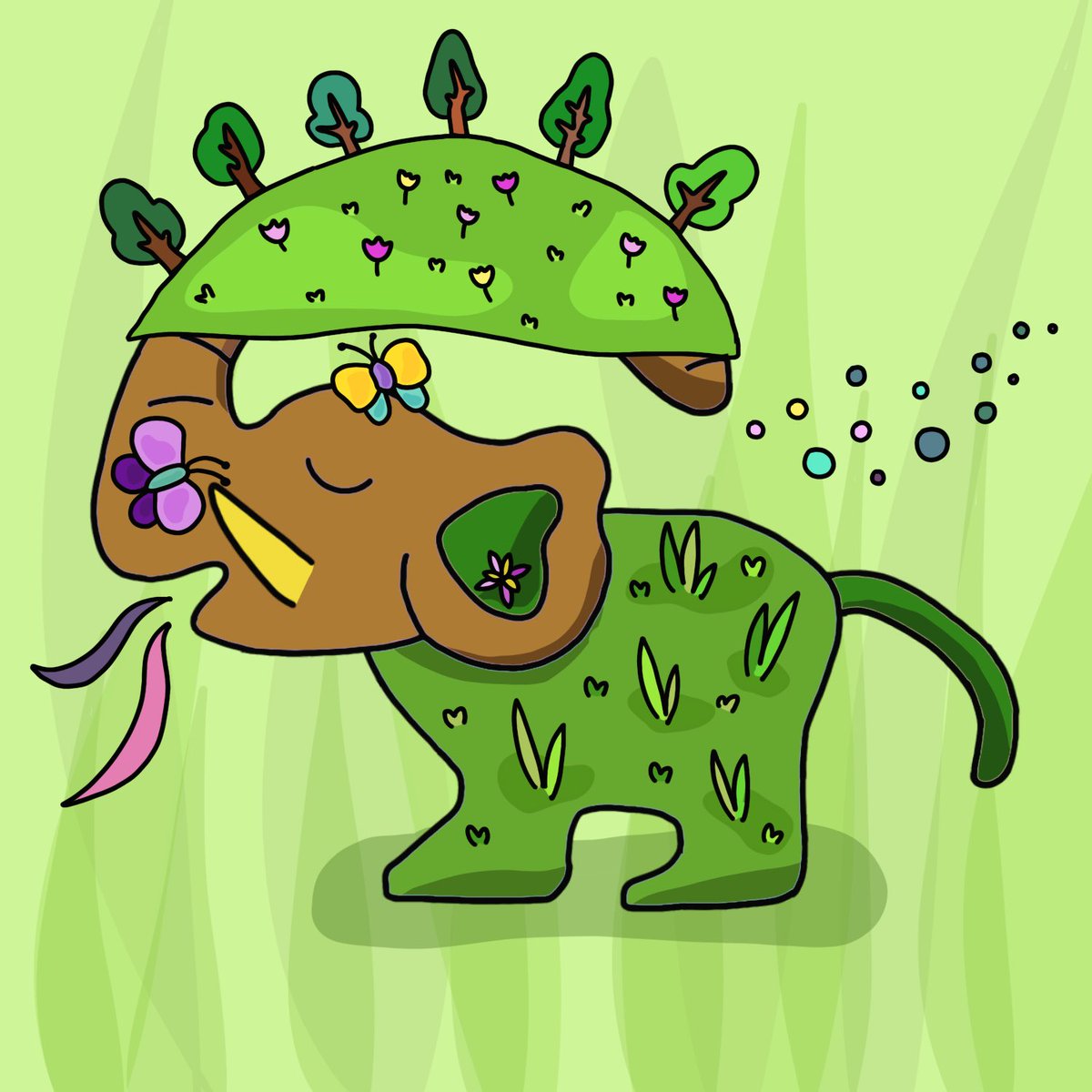 dylan_elephant's tweet photo. @MoodyOwlNFT Dylan is delusional elephant who lives on Polygon blockchain. Only 1000 Dylans  will be minted.

https://t.co/Dmq2jRGhvf https://t.co/8FOrVqjOYT