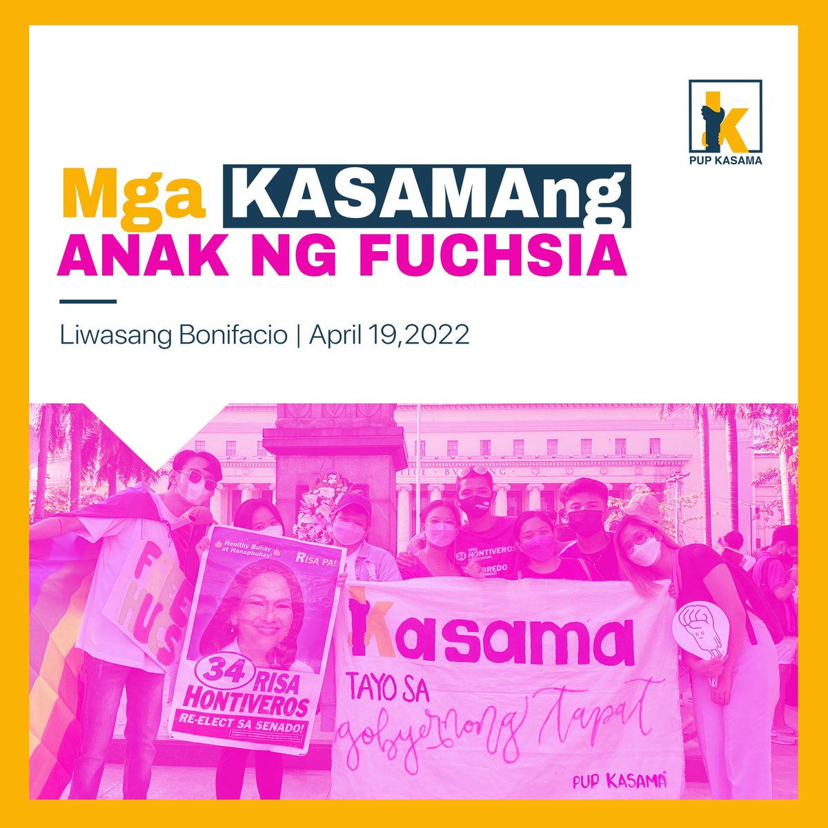 PUPKASAMA's tweet photo. Bilang mga iskolar ng bayan, kasama tayo sa paghangad ng mas mapagpalayang lipunan, sa ilalim ng isang gobyernong tapat. https://t.co/mVilBqHKLL