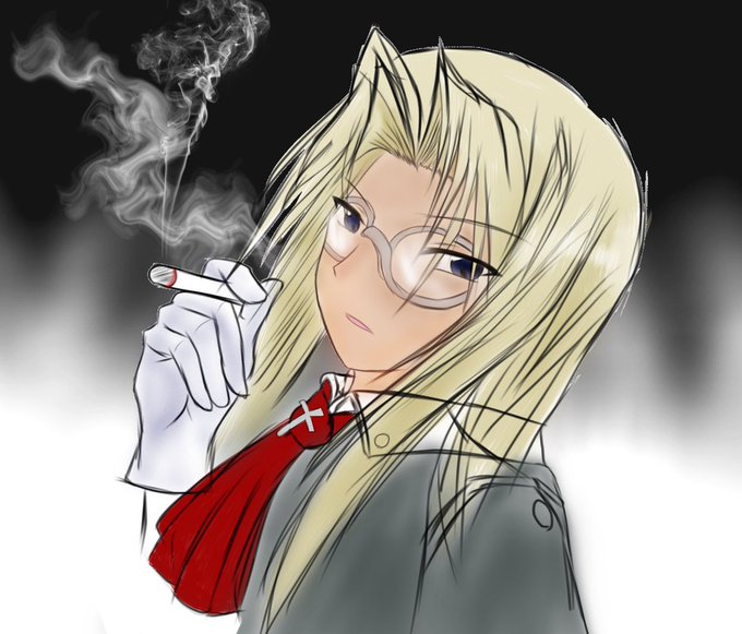 昨日アップしたヘルシングのインテグラ様
参考にしたOVAの画像が暗くて勘違いしてたけど、褐色肌でしたのね
指摘があったので軽く修正 