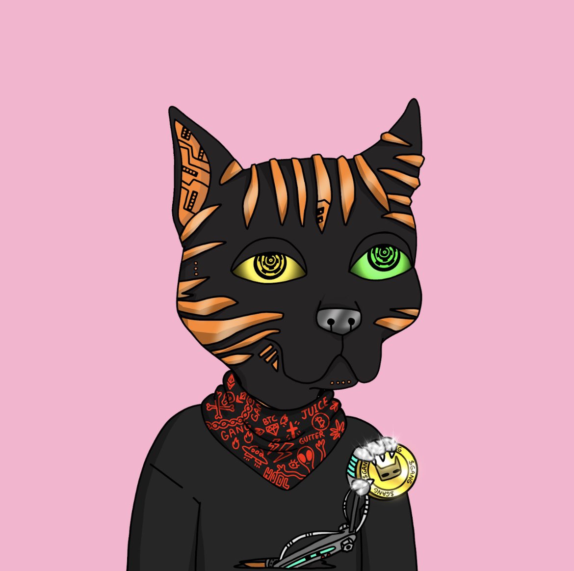 So aesthetically clean not my PFP but such a sick cat and thankful to own it #GangGang 😼🧬 <a href="/GutterCatGang/">Gutter Cat Gang</a>