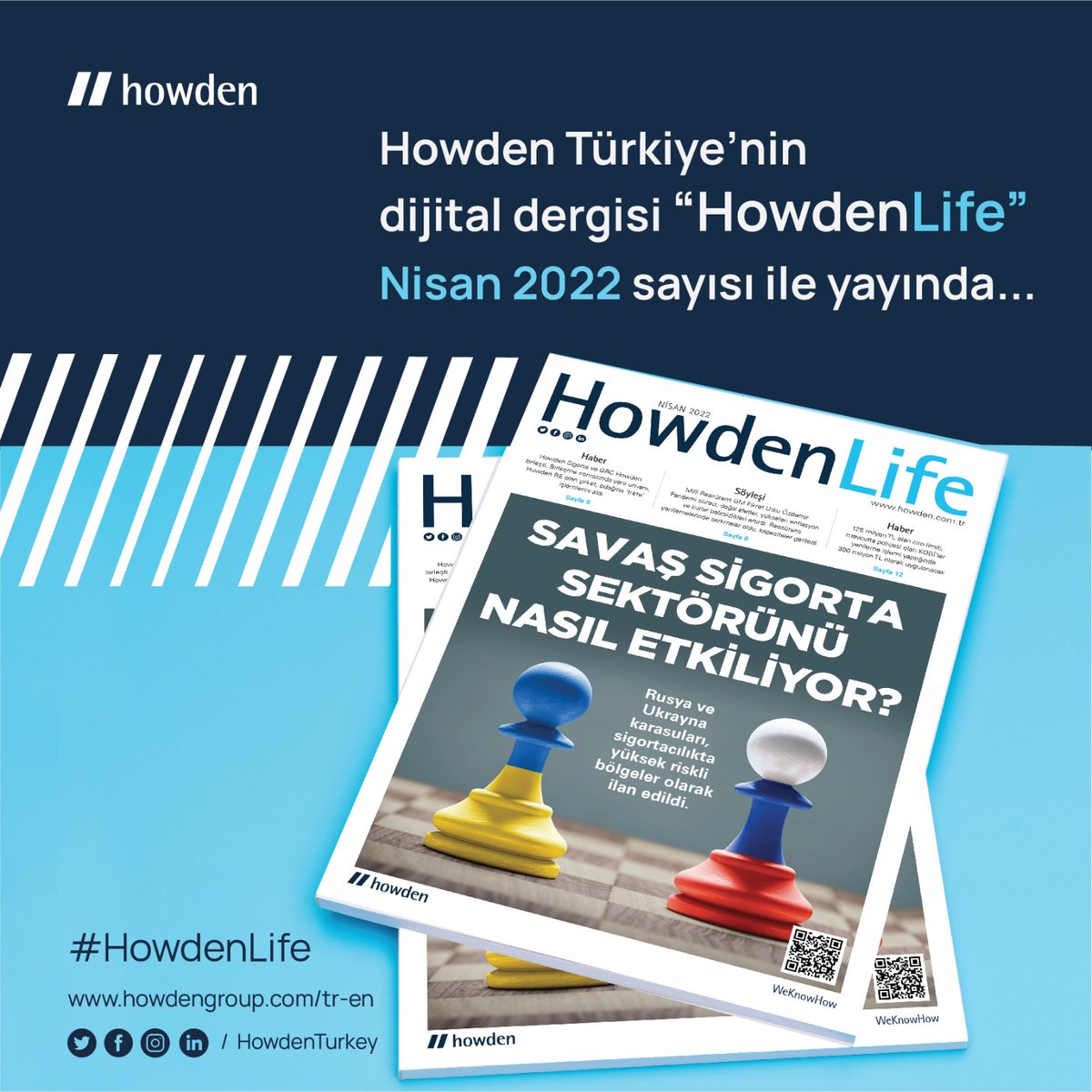HowdenTurkey's tweet photo. Howden Türkiye olarak sigorta sektörü ile ilgili güncel bilgilerin yer aldığı “#HowdenLife” dijital dergimizin Nisan 2022 sayısı yayında…
Dergimizin yeni sayısını aşağıdaki link üzerinden ve Dergilik ’ten okuyabilirsiniz.
https://t.co/HAFoFE3e2L
#howdenturkey #news https://t.co/RxwtYbWRVL