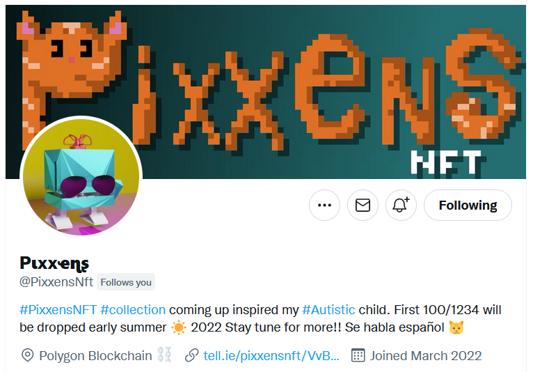BitsAndBotsNFT's tweet photo. Hi @PixxensNft , you are great person. And, this #robot #PFP looks cute on you profile.
#NFTProject #NFTGiveaways #NFTCommumity #NFTs #bitsandbots https://t.co/ng36qyniYk