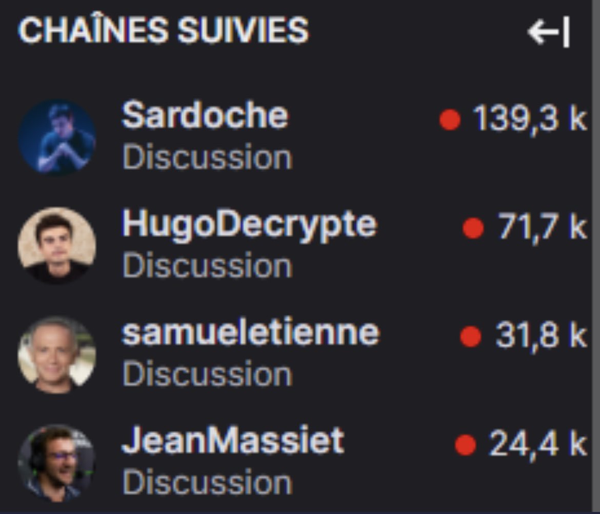 SamuelEtienne's tweet photo. Le vainqueur du débat de l’entre-deux tours, c’est… TWITCH
GG @Sardoche_Lol, @HugoTravers et @JeanMassiet https://t.co/cDY4gUd1Z1