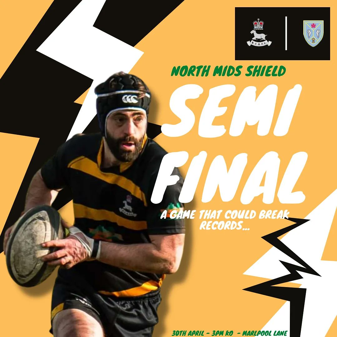 KCRFC1969's tweet photo. Don't forget, it's the magic of the cup next week 🧙🏼‍♂️

We host Evesham, with a win securing a final against Moseley Oak, played at Worcester on Sunday 8th May.

#BecomeACarolian ⚫🟡 https://t.co/FgtJTC2TO2