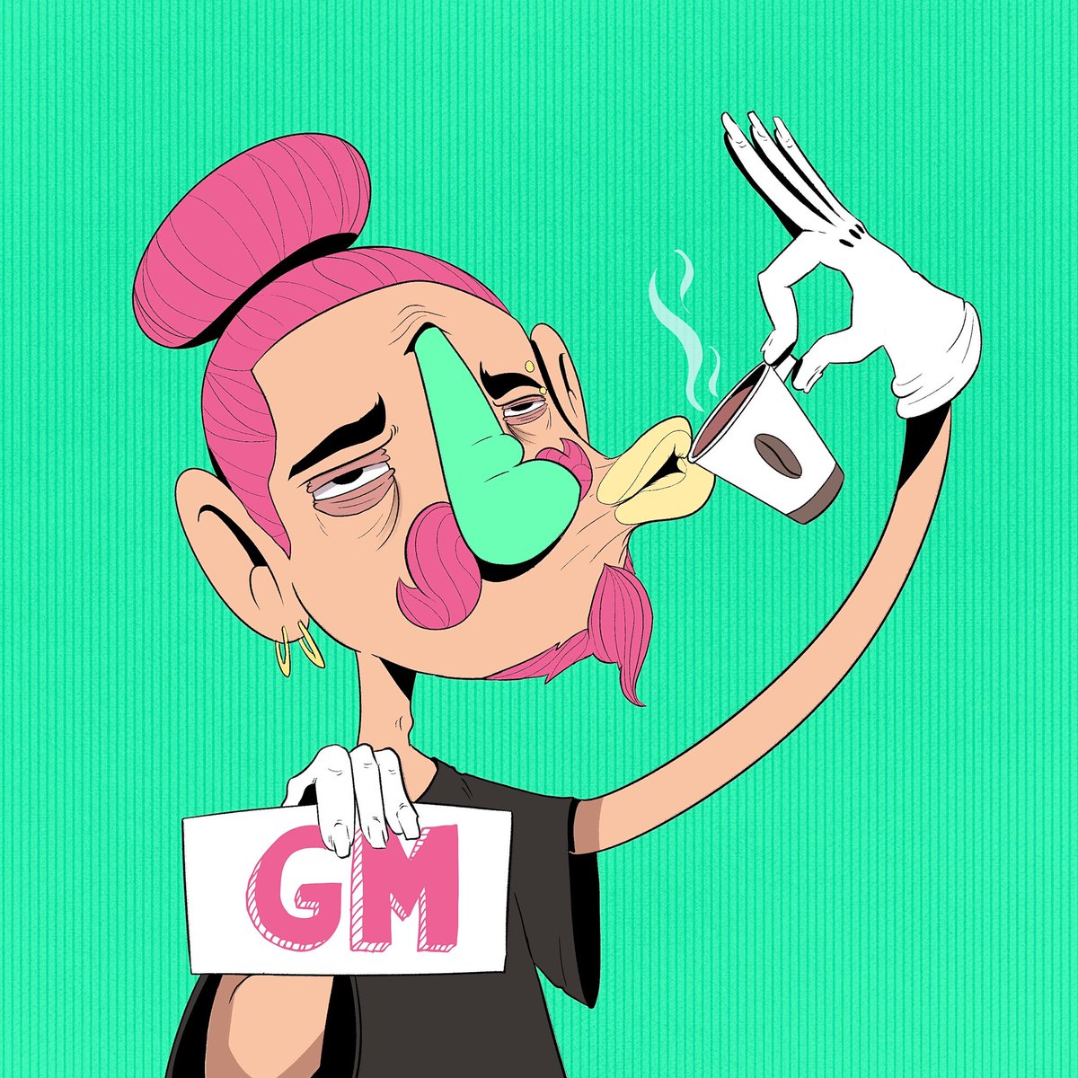 GM everybody ☕️👃🏻
#NFTCommunity