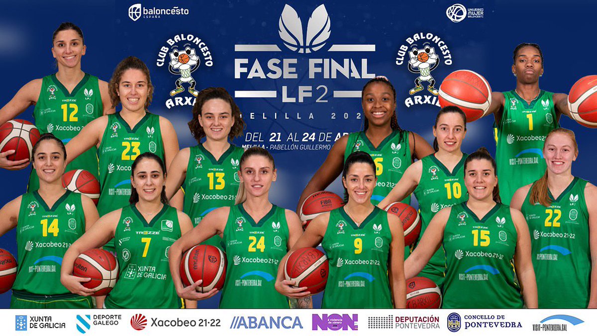 ArxilCb's tweet photo. 📢💚 Game day
🔥 FASE DE ASCENSO A LIGA
FEMENINA CHALLENGE 🔥 

Xornada 1 
🗓 21 de abril
⏰ 11:00
🆚 @GEiEGBasquet 
📍Pabellón Guillermo García Pazzi (Melilla)
🖥 https://t.co/ecNQUs88uW
#somosequipo #somosarxil #somosclub #familiaverde https://t.co/j0bXzMQwkW