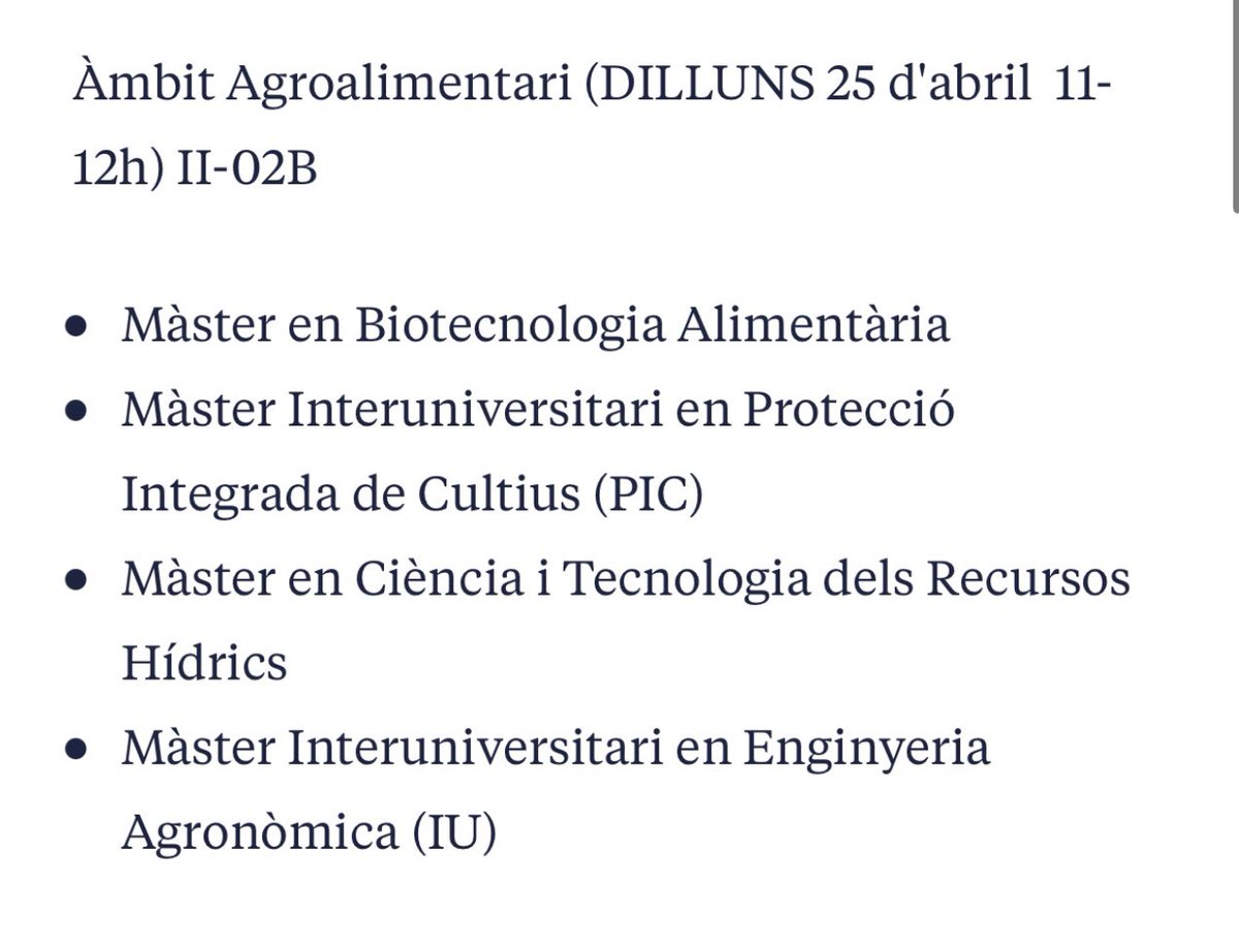 UdGPolitecnica's tweet photo. Bon dia!!! Notícia per a tots els graus de la @UdGPolitecnica setmana que ve, xerrades dels @udgmasters de #tecnologia #enginyeria #QMF “Quin Master faràs?” Vine per recollir tota la informació i després decideix!  https://t.co/MOoBQEv37v https://t.co/YwM4iWMKe3