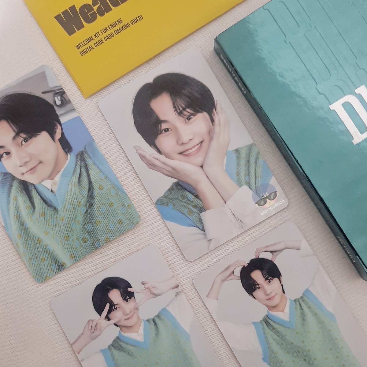 woncollect's tweet photo. .. 🫧 new mail .ᐟ #woncollects 

hi, @jijiprio ! won tc set came home to me safely. thank u sm for packing the items securely and for the freebies. ‘til our next transaction ! 🤍

( #lovejiji 🛁 ) https://t.co/dhcBAcwGme