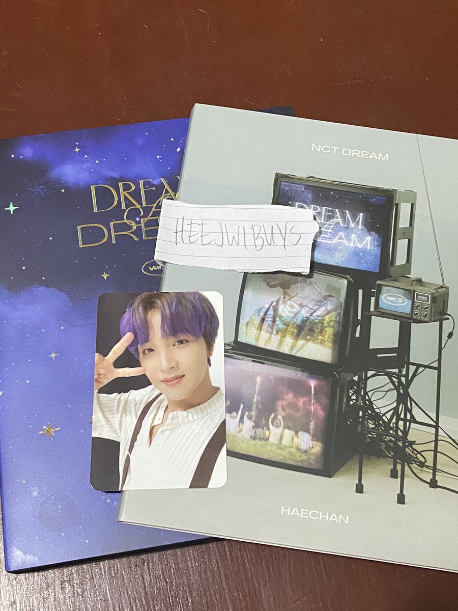 heejwibuys's tweet photo. wts lfb nct dream onhand

Dream A Dream Ver. 2 Haechan

- Unsealed w/ complete inclusions
- All clean
- 900 php
- 3 days reservation or PAYO
- gcash
- pasig city https://t.co/IEIitPFPwt