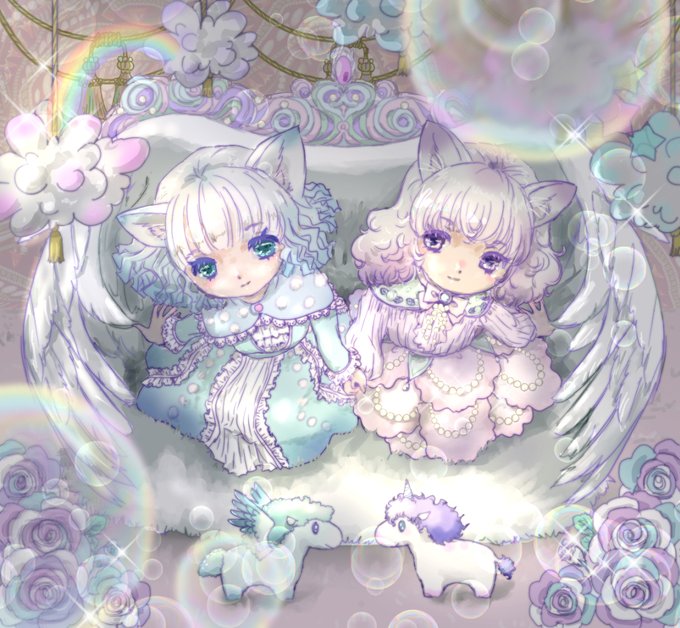 ゆめかわ風のtwitterイラスト検索結果