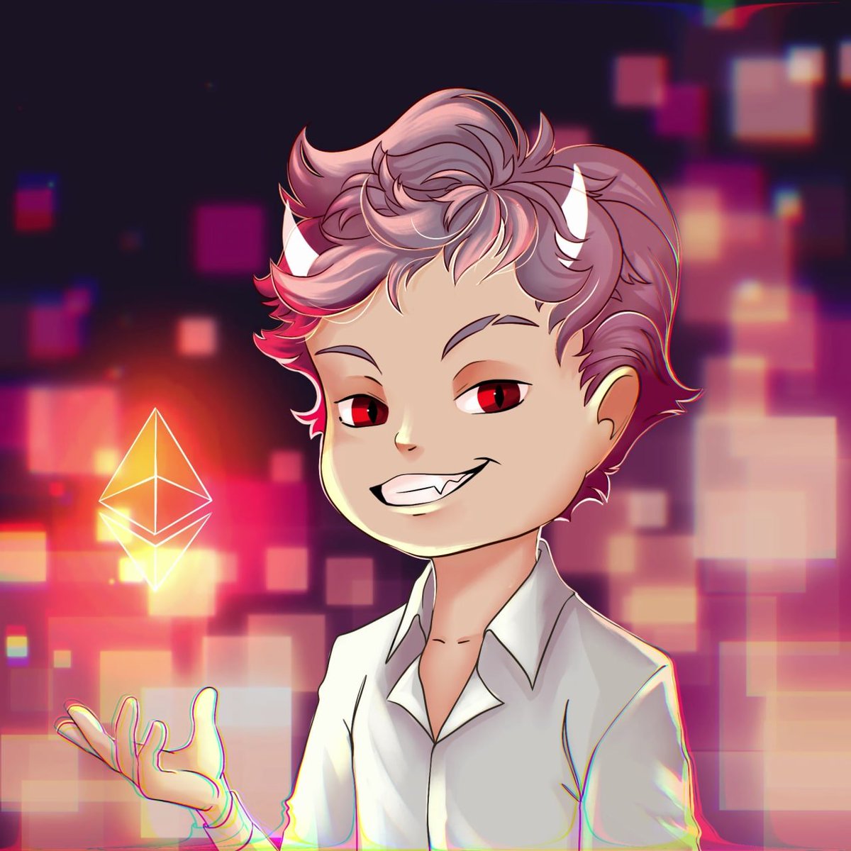 EVovenkov's tweet photo. The magician managing Ethereum) 
I hope you appreciate my efforts, I think it looks very cool😎
@IsekaiMeta

#IsekaiMeta #isekaiFanart https://t.co/MFqWsVffCs