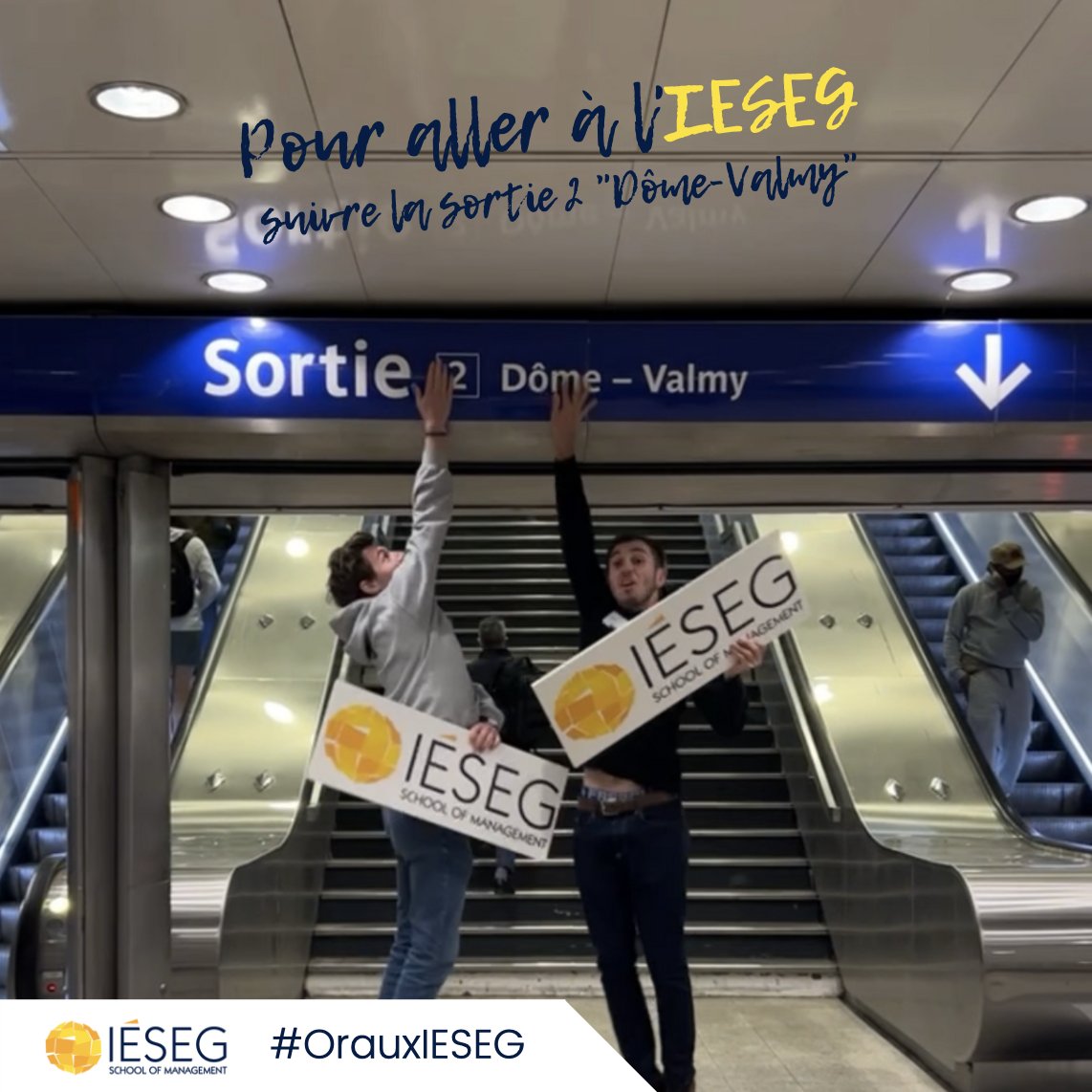 CandidatsIeseg's tweet photo. Bienvenue dans le deuxième jour des #OrauxIESEG 🥳

Petit rappel si vous arrivez depuis le métro : https://t.co/Oe7bjSzh7D