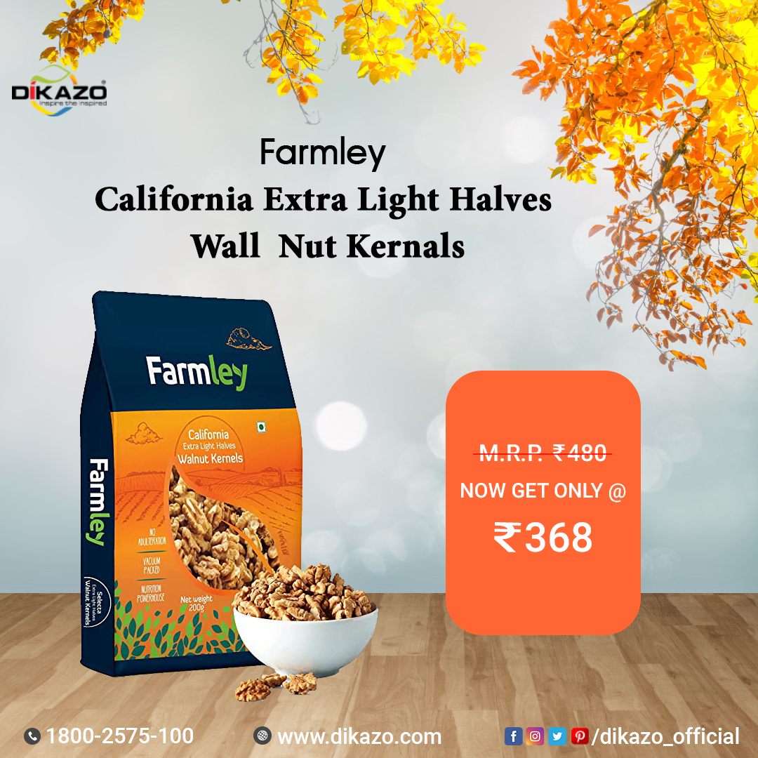 Dikazo_Official's tweet image. Farmley california extra light halves wall nut kernals
.
.
#california #extralightfood #wallnuts #kernals #farmley #walnuts #offerprice #healthyfood #nutritionfood