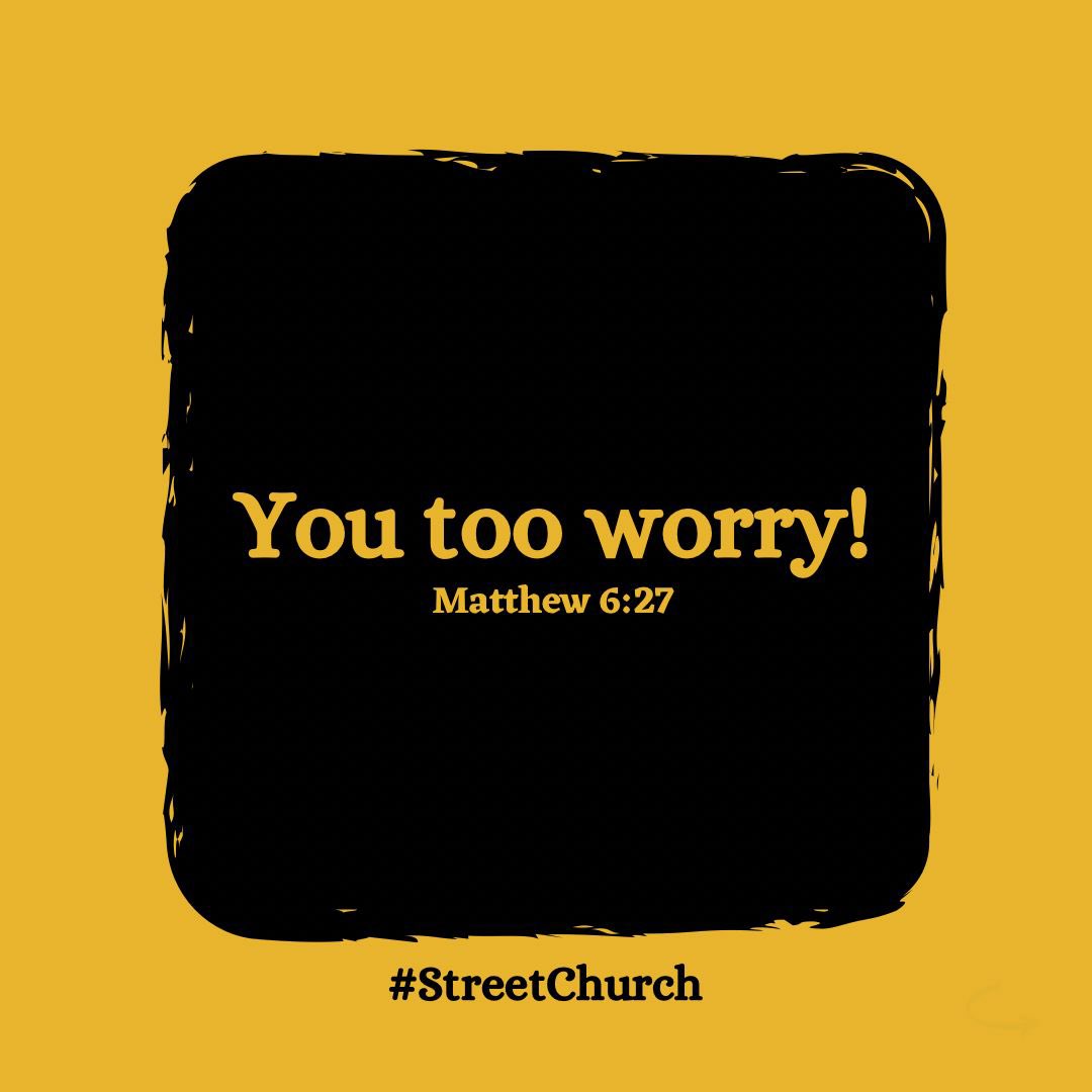 streetchurchh's tweet photo. No worry about am, God dey take care of you, God dey take care of the situation. God wey dey feed bird for sky, how much more you him special baby.

Less worry, God is taking care of you!
.
.
#streetchurch #streetbible #dailydevotional https://t.co/OQV1mCuuzx