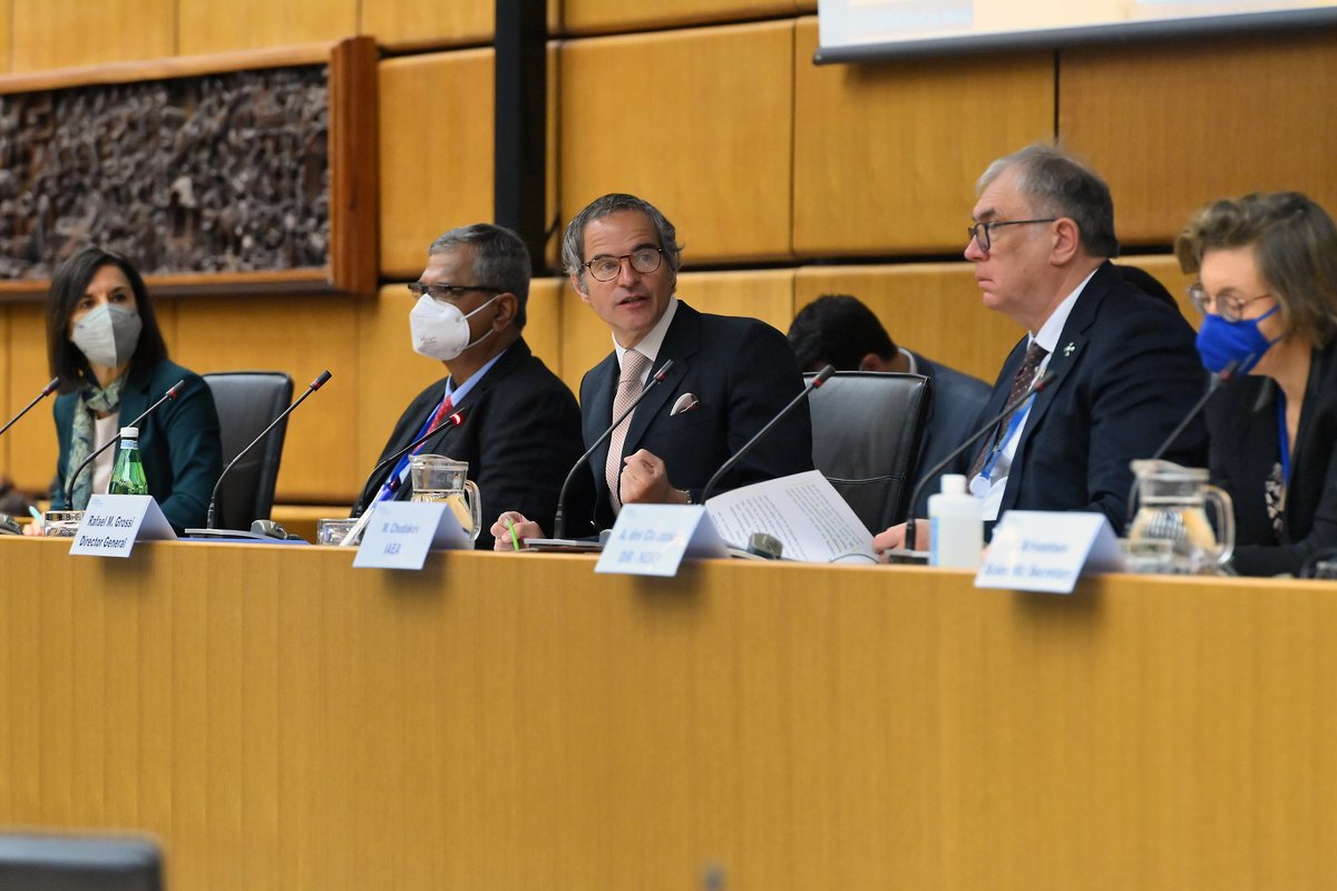 iaeaorg's tweet photo. What are potential capabilities of fast reactors in mitigating #ClimateChange, while reducing amount of highly radioactive nuclear waste? That's what we are discussing this week at Conference on Fast Reactors and Related Fuel Cycles: https://t.co/aAUe10p2OW #FR22 #Atoms4Climate https://t.co/SisL1v2eJu