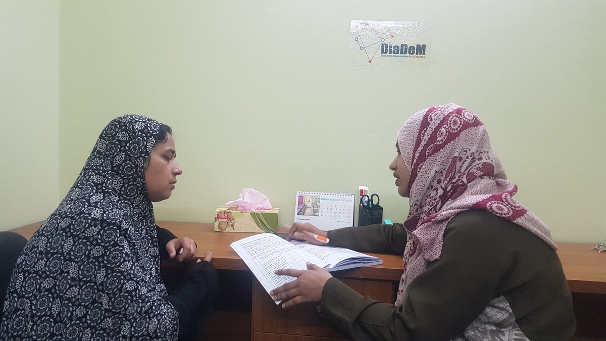 DiaDeM_BD's tweet photo. DiaDeM Feasibility Trial-  'Behavioural Activation' intervention delivery ongoing at BIRDEM General Hospital &amp; Sylhet Diabetic Hospital. https://t.co/VwxF7Ul7d8