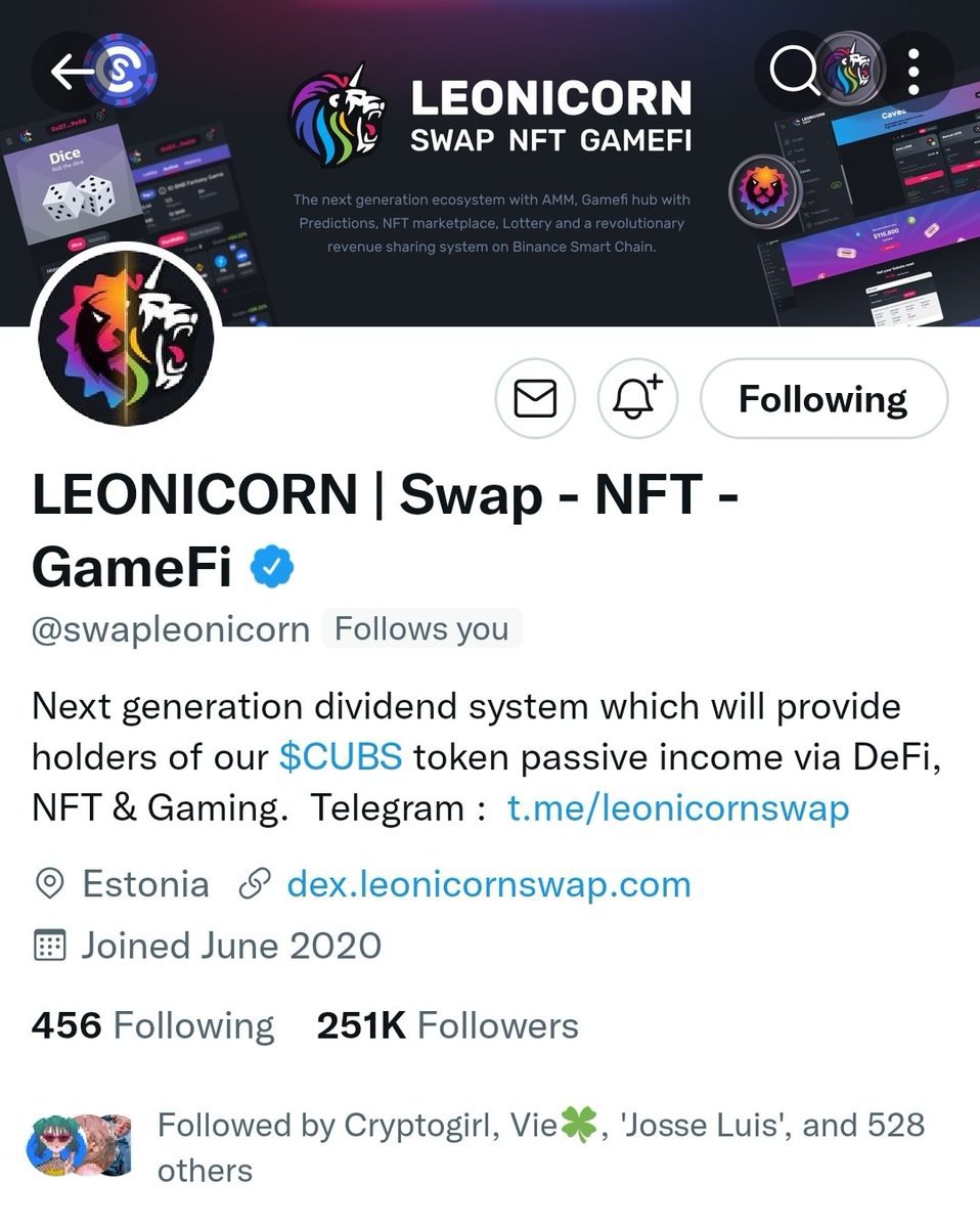 Yunusemreetmeme's tweet photo. Success is a journey
Not destination
You work and you constantly have new achievements
Congratulation #LeonicornSwap DEV TEAM & #LEOARMY https://t.co/X0KegYZwFP