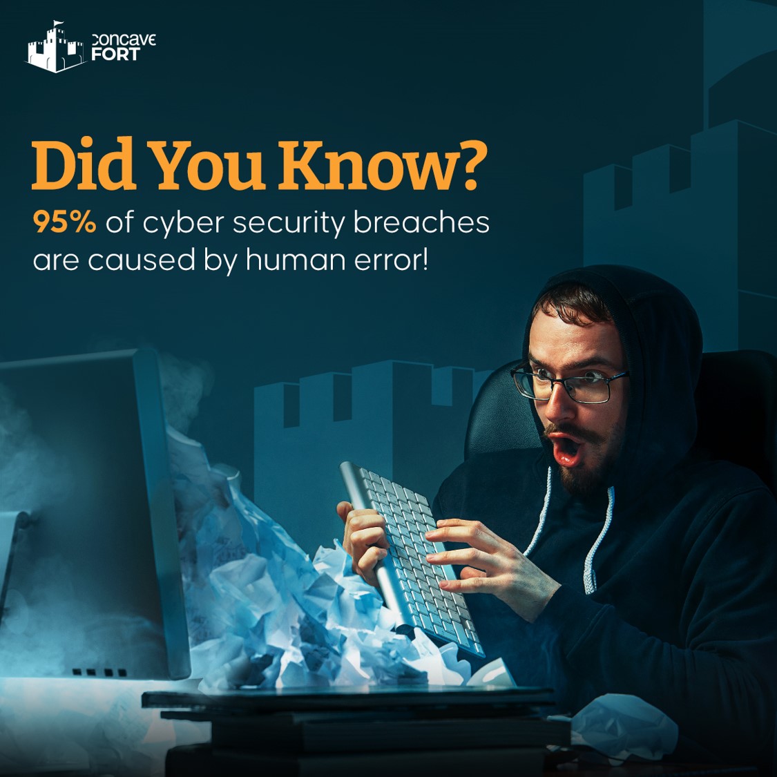 ConcaveFort's tweet photo. Educate and create awareness to understand the importance of cyber security within your organization. A tiny mistake can cost you a million or even more!
https://t.co/QsH49yrXK0
info@concavefort.com
https://t.co/gS86mhpBsE
#ConcaveFort #CyberSecurity #DataProtection https://t.co/lC07wdpW6b