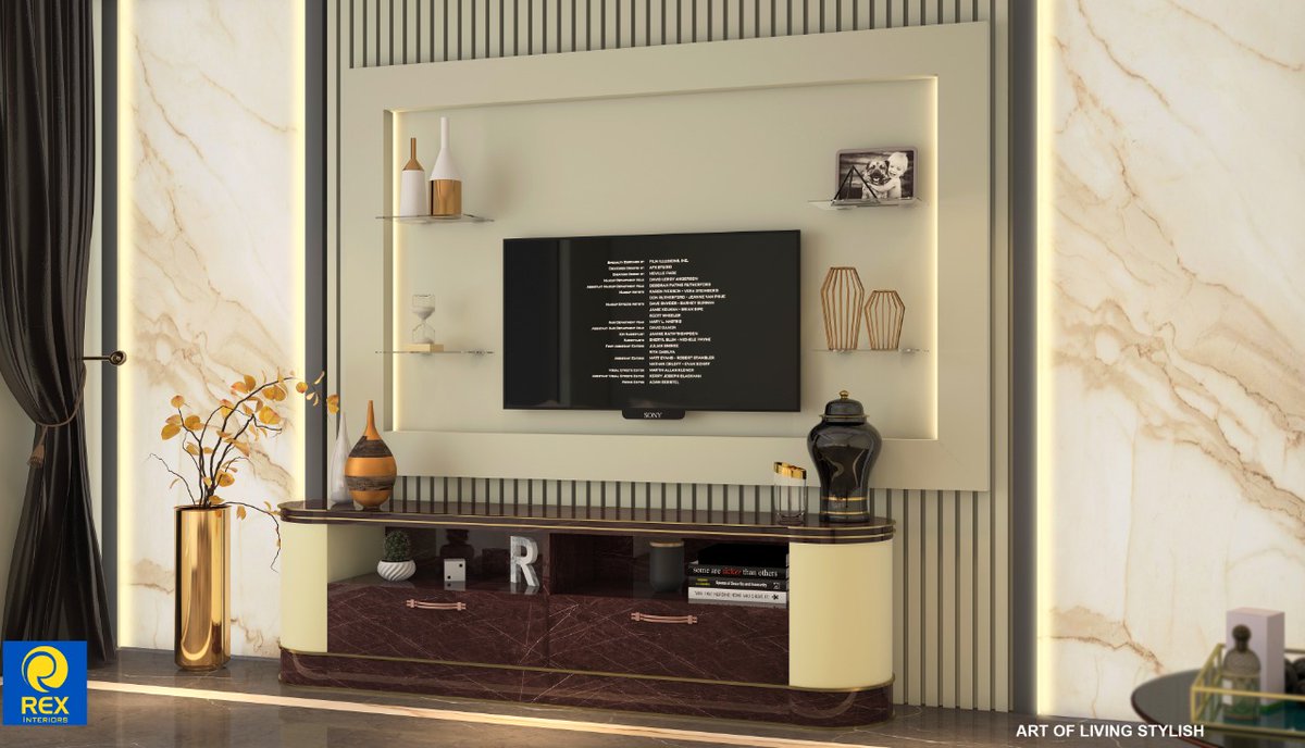 interiors_rex's tweet photo. Let's make your Tv Cabinet opulent. Showcase your proud winning trophys and happy memory photo pictures 🙂
Contact us for 3D Designs:-rexinteriors.in@gmail.com
91+9346528957
#Rexinteriors #ArtofLivingStylish #InteriorDesign  #LivingRoom  #TvUnit #3DInteriorDesigns #India https://t.co/0NpL6gpVuH