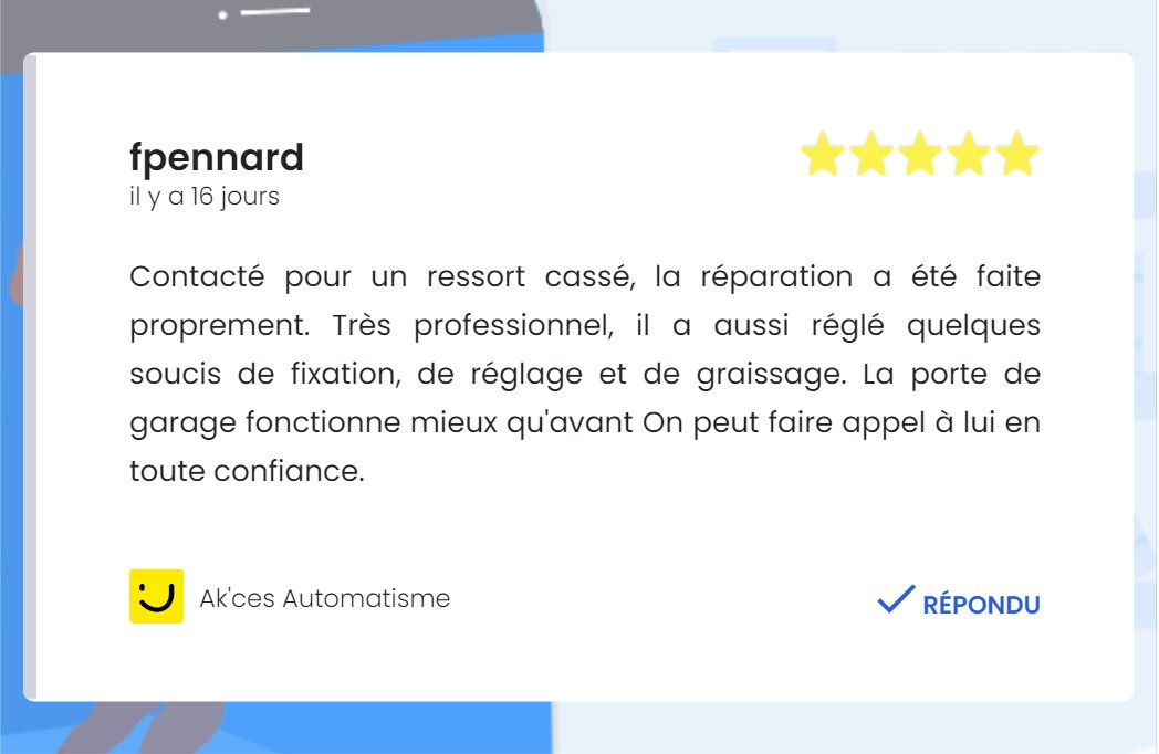 Akces37's tweet photo. Un grand merci pour votre avis !
Savoir que nos produits et services ont répondu à vos attentes nous motive chaque jour davantage.
L'équipe d' Ak'ces Automatisme. https://t.co/9dxht8qvvj https://t.co/n287YVYeKg