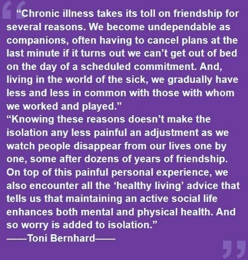 Sadly lupus affects all aspects of our lives including friendships. 😕 #lupus #lupustrust #lupusawareness #lupuslife #lupuswarrior #chronicillness #friendship