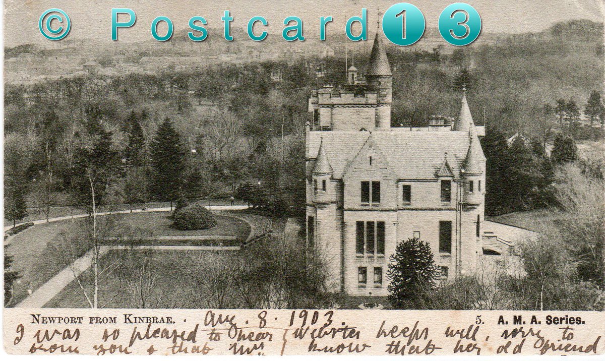 Newport on Tay

Newport History Group, ‘Houses with a History Exhibition’ 7th & 8th May, Church Hall, see poster for full details.

Among the houses featured is today’s old postcard of Kinbrae, home of Sir J Leng, posted in 1903, house demolished 1960.

#Fife

#NewportOnTay