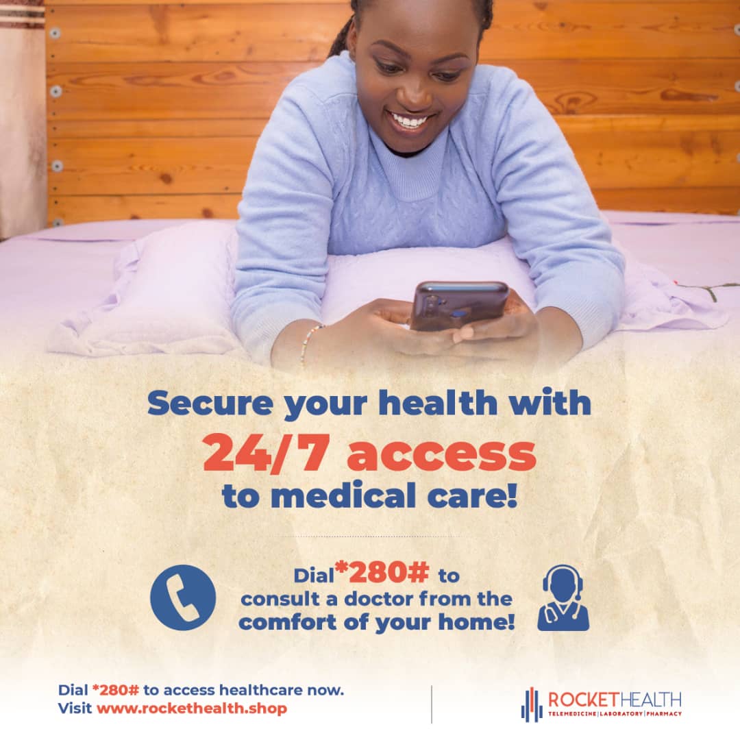RocketHealthUG's tweet photo. No matter the weather, @RocketHealthUG delivers healthcare at your convenience!

Simply dial *280# to access:
✅ Doctor Tele-consultations 
✅ Lab tests from your home/office
✅ Pharmacy deliveries 
✅ Home vaccination services &amp; much more.

#RocketHealthAnytime https://t.co/04M4JOCuWq