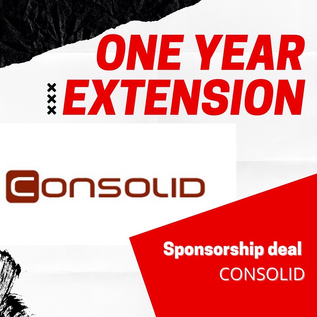 We are proud to announce that two more sponsors have agreed an extension! #Thankyou
🖥 nexton.nu
🖥 <a href="/Consolid/">Consolid</a>