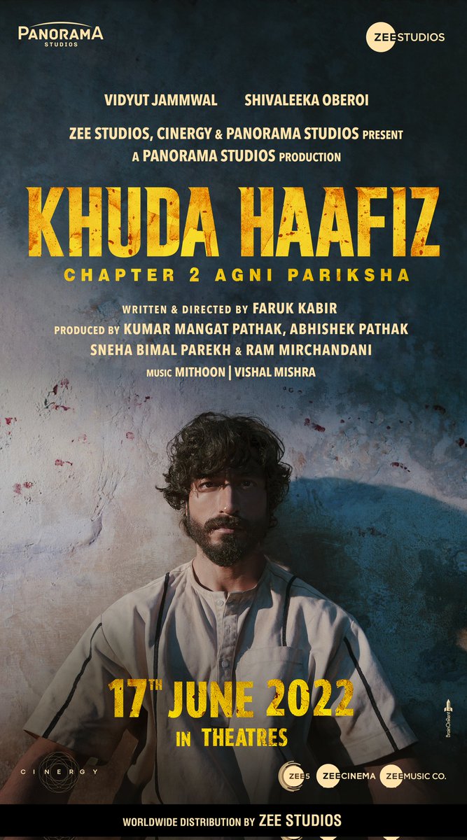 #KhudaHaafiz Chapter 2 starring #VidyutJammwal & #ShivaleekaOberoi to release in Theatres on 17 June 2022.

Directed by #FarukKabir 

#KhudaHaafizChapterIIAgniPariksha

@VidyutJammwal @ShivaleekaO @faruk_kabir @KumarMangat @AbhishekPathakk @ZeeStudios_ @PanoramaMovies @AChowksey