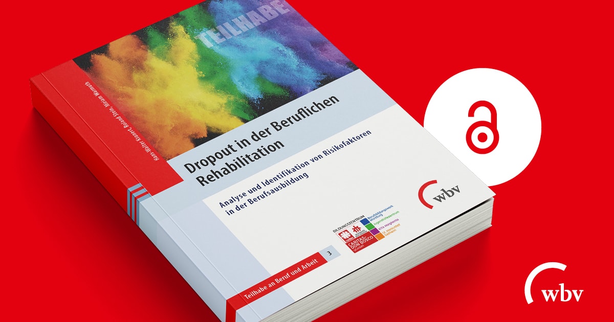 wbv_de's tweet photo. (#wbvOpenLibrary] Aus welchen Gründen brechen Menschen mit #Behinderungen eine #Berufsausbildung ab? Am Beispiel einer Einrichtung des @bonifatiuswerk haben Forscher:innen der @Uni_WUE die Gründe für #Dropout analysiert. ▶️https://t.co/qvZm3Aev7U

@BIBB_de @aktion_mensch  @bwpat https://t.co/B00rSi4AQr
