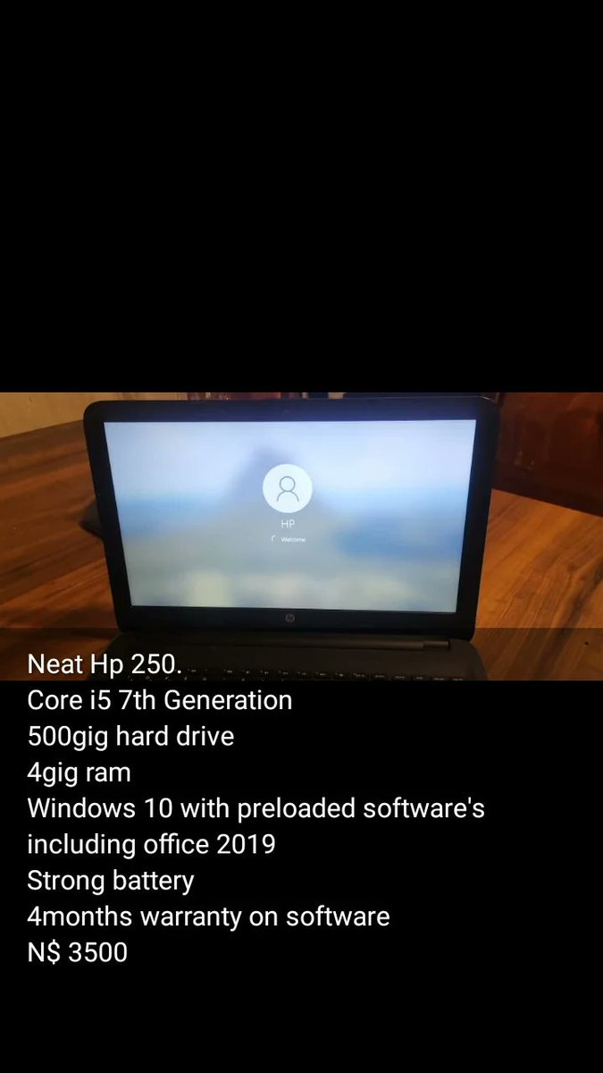 AmadhilaTJ's tweet photo. Laptop's for sale 
Call 0816181282 https://t.co/zET8FnXJIj