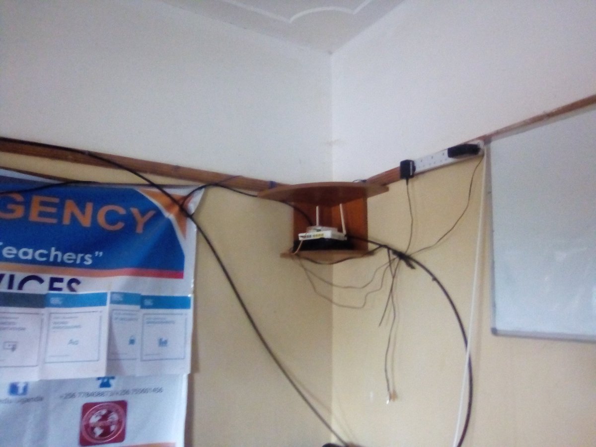 EduteleA's tweet photo. Unknown burglars stole laptops, a TV screen, destroyed office drawers and removed agent banking printer from Lira  Junior quarters @bknanzi @PoliceUg @943qfmlira @977unityfm https://t.co/jP2zSbdZJL