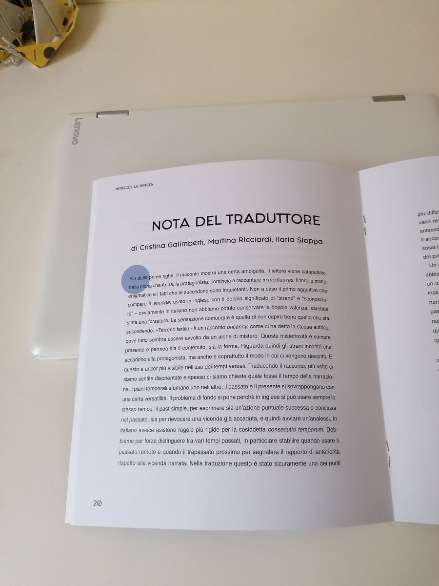 🎉Finalmente è arrivato il numero 0 di Intrecci, la rivista a cura di <a href="/parolemigranti/">Parole Migranti</a>! 

Al suo interno troverete tre racconti in traduzione seguiti dalla relativa Nota del traduttore, in cui le traduttrici commentano le loro difficoltà e ambizioni.

👉parolemigranti.it/store-category…