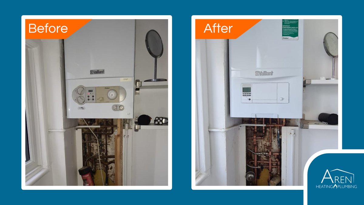 ArenHeating's tweet image. 📸 𝗦𝗲𝗿𝘃𝗶𝗰𝗲 𝗛𝗶𝗴𝗵𝗹𝗶𝗴𝗵𝘁: 𝗕𝗼𝗶𝗹𝗲𝗿 𝗥𝗲𝗽𝗹𝗮𝗰𝗲𝗺𝗲𝗻𝘁
Take a peek at the before and after photos of a recent boiler replacement. Fixing the mistakes of others.👇

Need a reputable boiler installer? Call us on 020 8287 7194

#boilerreplacement #newboiler