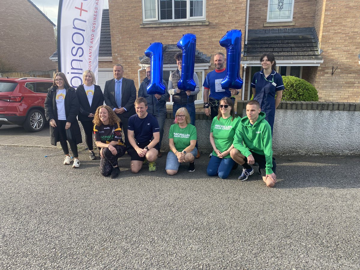 Cumbrian <a href="/Marathon_Man365/">Gary McKee</a> Gary McKee has just set off on his 111th consecutive marathon, from his home in Cleator Moor.

It’s one more than he ran last year. 🏃 

He’s running 26.2 miles EVERY DAY this year, raising funds for @HospiceatHomeWC &amp; <a href="/macmillancancer/">Macmillan Cancer Support</a>.