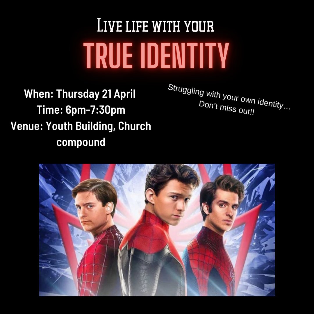 AAECstudents's tweet photo. Tonight we are chatting about living life with your true identity. Don’t miss out!! https://t.co/1R8Qidr4lE