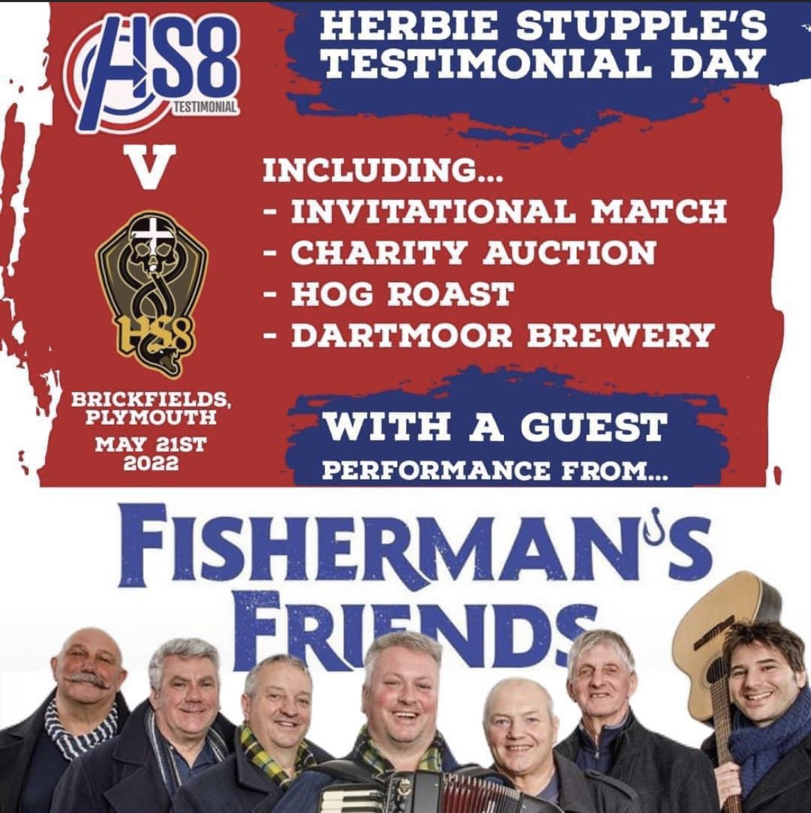 SupportersPARFC's tweet photo. HERBIE’S TESTAMONIAL 🚨🚨

✅ Rugby
✅ Music
✅ Food
✅ Sunshine

Join us at @AlbionRFC on 21st May to celebrate @herbius20 and his massive contribution to our club.

#HS8 #Rugby #Testamonial https://t.co/m84ePCZUCM