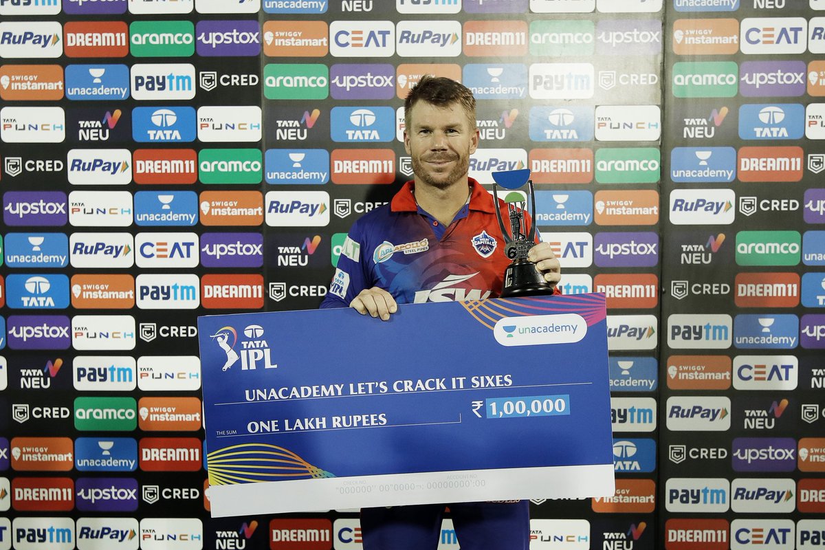DelhiCapitals's tweet photo. DC boys to every award after a dominant win: 𝟕 𝐦𝐞𝐫𝐞 𝐡𝐚𝐢 𝐭𝐮 𝐡𝐚𝐫 𝐩𝐚𝐥 🤩💙

#YehHaiNayiDilli | #IPL2022 | #DCvPBKS | #TATAIPL | #IPL | #DelhiCapitals https://t.co/5CXIL2K6Vn