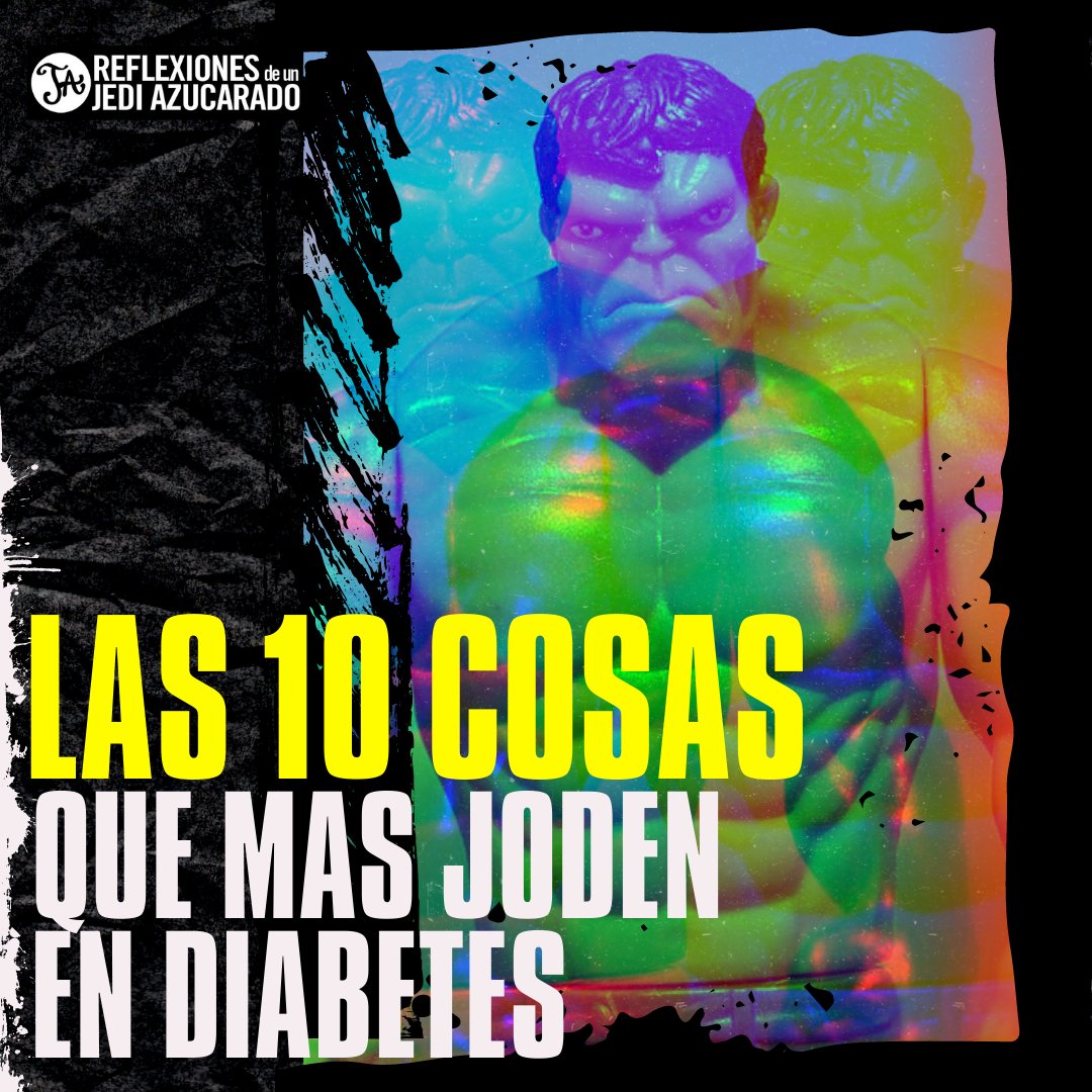 La lista con las 10 cosas que más me joden en mi #diabetESP . Cuál es la tuya? #post #blog #diabetes #cosasquejoden jediazucarado.com/las-10-cosas-q…