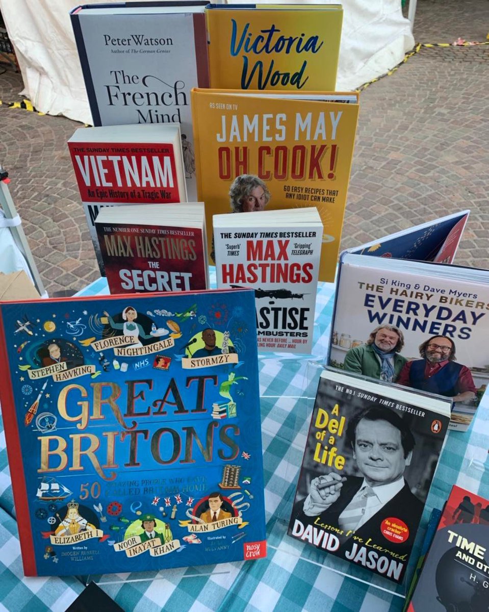 This week is St George’s day so we at Newbury Bookshelf are celebrating English writers, we have the classics of George Orwell to Max Hastings and even James May!

So RATTLE AND HUM down take a BUTCHER'S at our books.