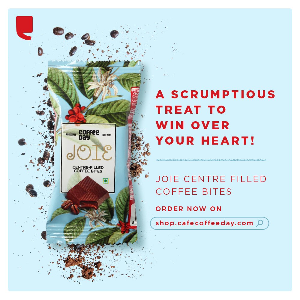 CafeCoffeeDay's tweet photo. Fill your day with the goodness of Joie Centre Filled Coffee Bites. Order this delight on our eshop and enjoy now - https://t.co/qOnD38xV6v
#cafecoffeeday #eshop #coffee #dessert #coffeebite #sweettooth #sweettreats https://t.co/bvBMgVUKkD