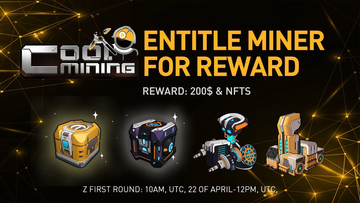 CoolMiningGame's tweet photo. 💎Naming Your First #Miner with picture displaying and tag @CoolMiningGame on your twitter
#CoolMining will conduct voting
🤑Rewards
Top 1 150$ #COOHA + Entitled
Top2-5 Mystery Boxes
Other 5 20$ #COOGA
⌛First Round: 10am,UTC,22 of April
🚩Venue:https://t.co/0LatMmuyUj https://t.co/n48LM8fnjS