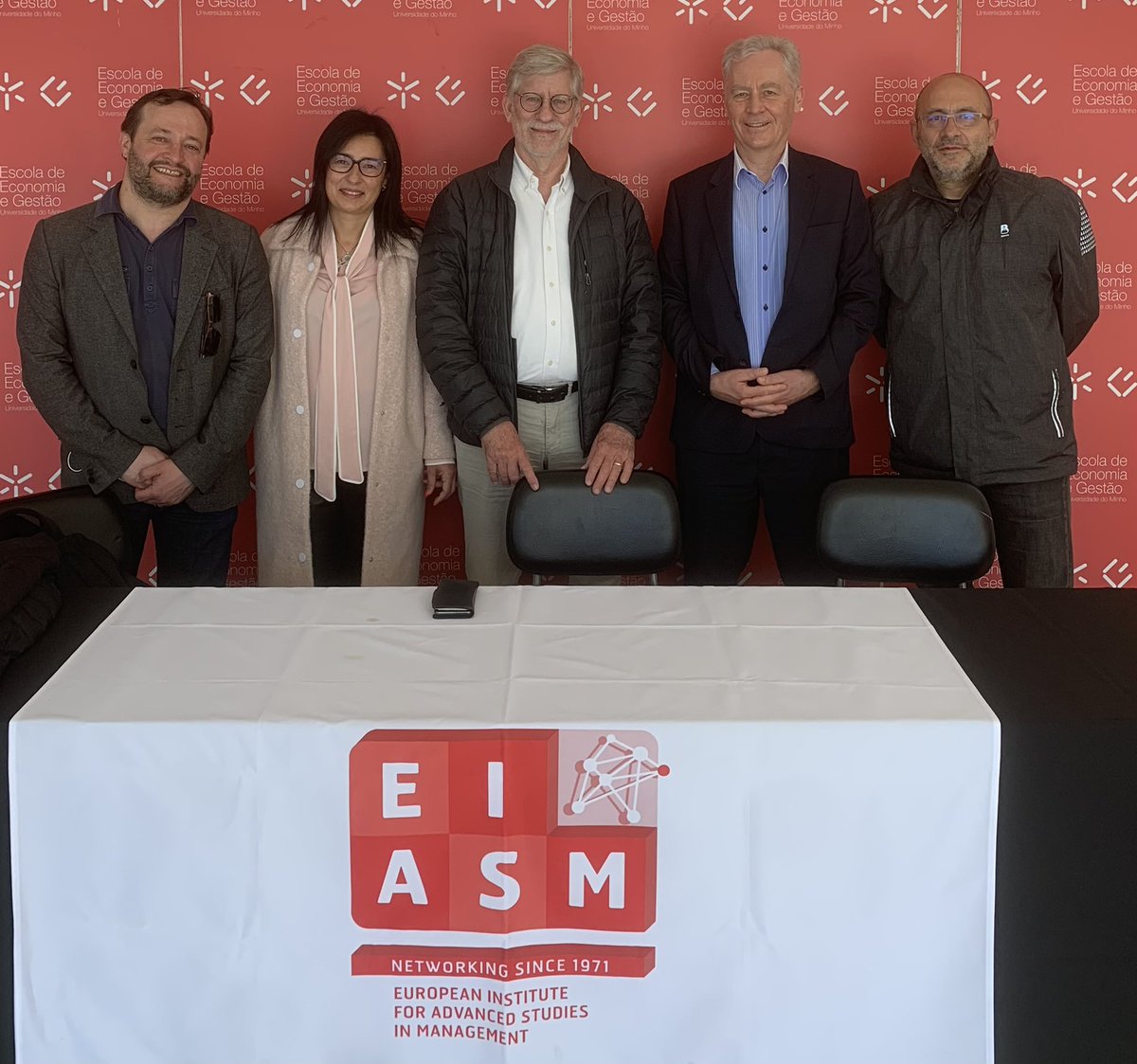 EIASM_org's tweet photo. Everything ready to welcome participants to the 37th #EIASM workshop on Strategic #HRM in @uminho_oficial in #Braga https://t.co/rmlETqYeK7