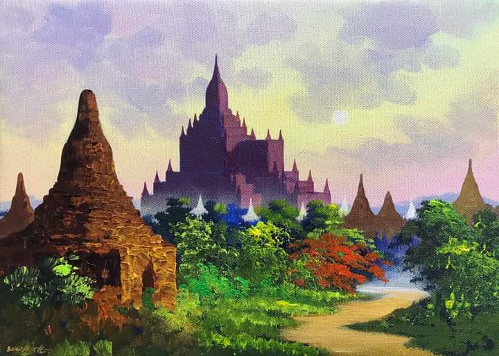 Many of the pagodas worshiped by Burmese kings around 300 years ago are painted with hearts။
Visit my opensea collection.

opensea.io/mm-artist
opensea.io/mm-artist