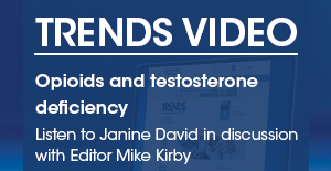 TrendsMenHealth's tweet photo. Spare 10 minutes? Listen to @michael19020046 and 
@drjaninedavid discuss testosterone deficiency from chronic opioid use in this short Trends Video > https://t.co/juJTl3Ss9u @RogerKirby12 @menshealthnc https://t.co/FzruLmETNk