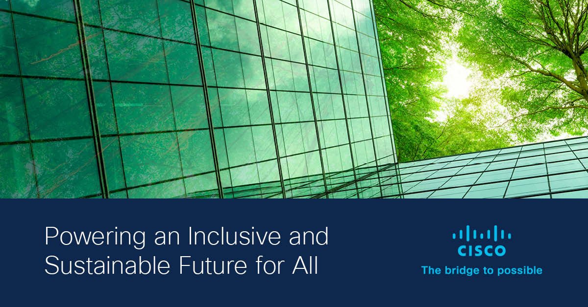 graemelee84's tweet photo. #Sustainability is essential to powering an #inclusive future for all. Join #Cisco for a virtual sustainability executive roundtable tomorrow from 12:00pm-1:00pm ET. Register here: https://t.co/tup4jGduAC https://t.co/Nuxbf8jwkV