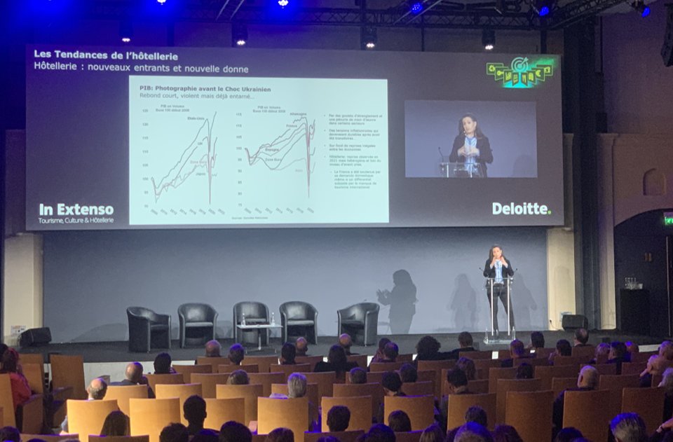 In Extenso TCH (@inextenso_tch) on Twitter photo TENDANCES DE L’HOTELLERIE | Environnement Economique par <a href="/BeatriceGuedj/">Beatrice Guedj</a> <a href="/SwissLife_AM_FR/">SwissLife_AM_FR</a>
Comment le secteur de l'hôtellerie s’organisera t-il pour absorber le choc d’inflation et celui d’un ralentissement économique, conséquences du choc ukrainien ?
#tendanceshotellerie2022 TENDANCES DE L’HOTELLERIE | Environnement Economique par <a href="/BeatriceGuedj/">Beatrice Guedj</a> <a href="/SwissLife_AM_FR/">SwissLife_AM_FR</a>
Comment le secteur de l'hôtellerie s’organisera t-il pour absorber le choc d’inflation et celui d’un ralentissement économique, conséquences du choc ukrainien ?
#tendanceshotellerie2022