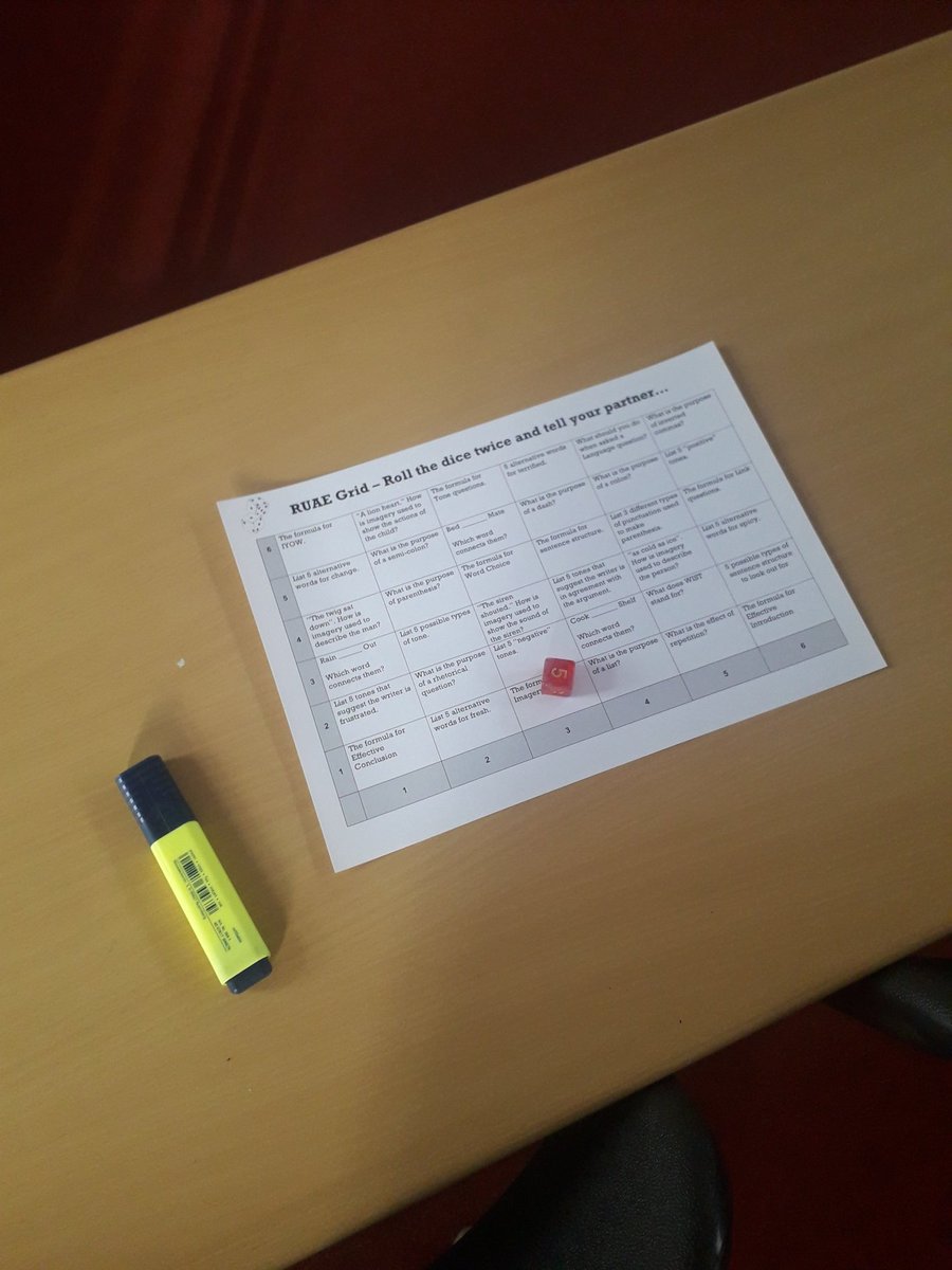 Board game revision for the last double with my Nat 5s before their study leave ✏